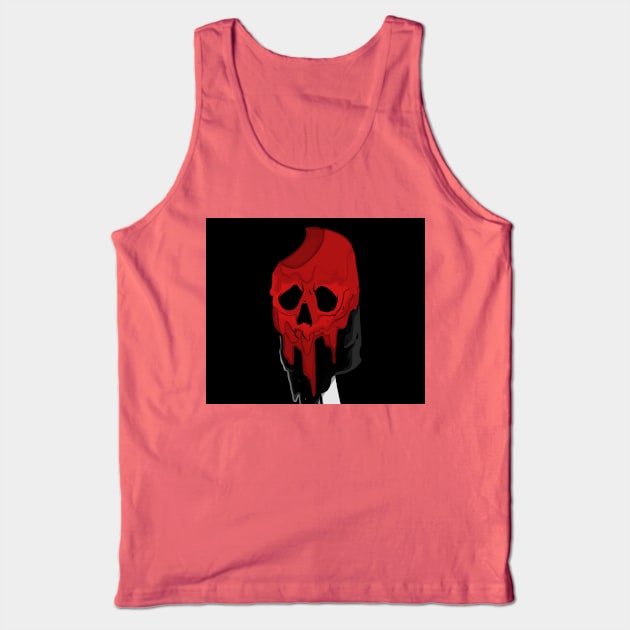 Skull Tank Top by daghlashassan